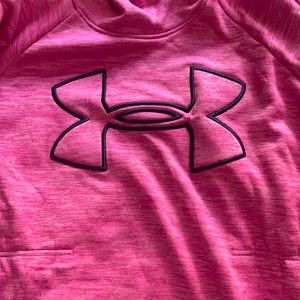 Pink Under Armour Hooded Sweatshirt